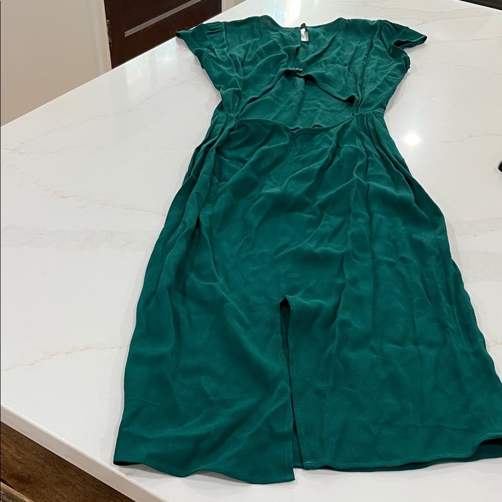 Reformation Emerald Backless Dress - Picture 7 of 8